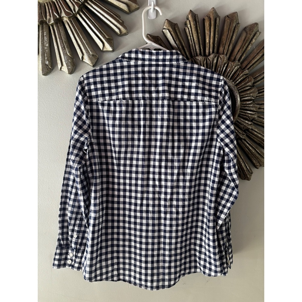 J.Crew Gingham Button Down Classic Preppy Cotton … - image 4
